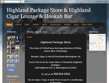 Tablet Screenshot of highlandpackagestore.com